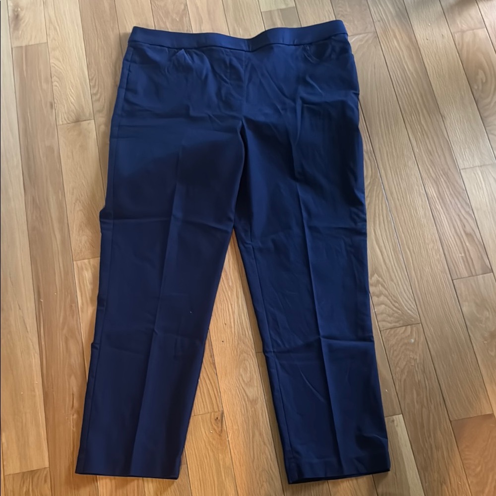 Alfred Dunner Navy Trousers